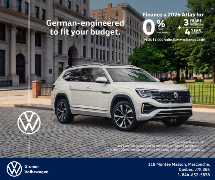 Get the 2026 Volkswagen Atlas
