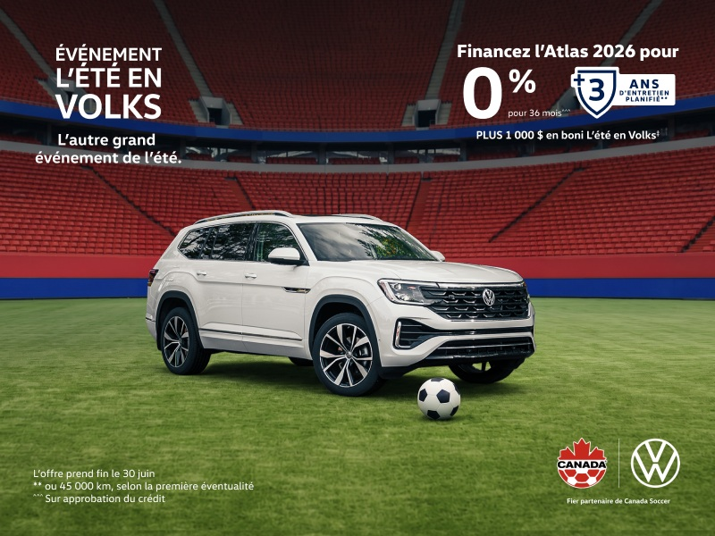 Procurez-vous le Volkswagen Atlas 2026