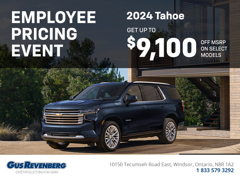 Get the 2024 Chevrolet Tahoe