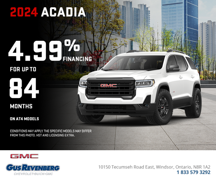 The 2024 GMC Acadia