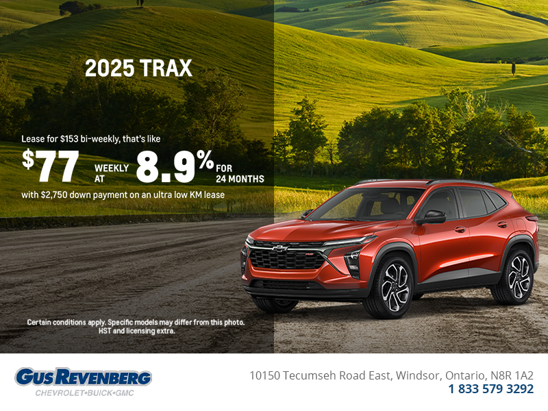 The 2025 Chevrolet Trax