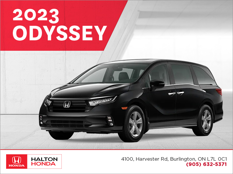 Get the 2023 Honda Odyssey!