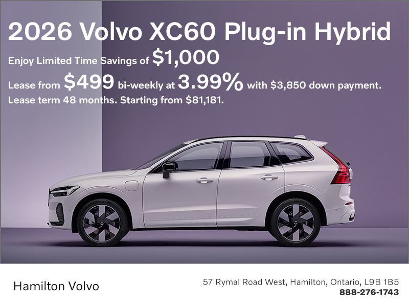 The 2026 Volvo XC60 Plug-In Hybrid Plus