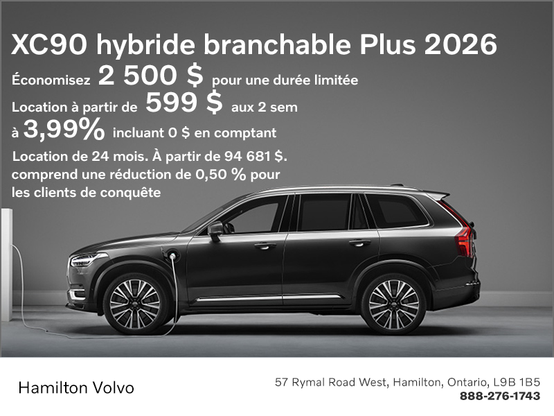 The 2026 Volvo XC90 Plug-In Hybrid