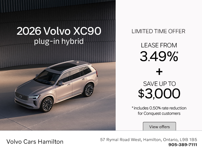 The 2026 Volvo XC90 Plug-In Hybrid