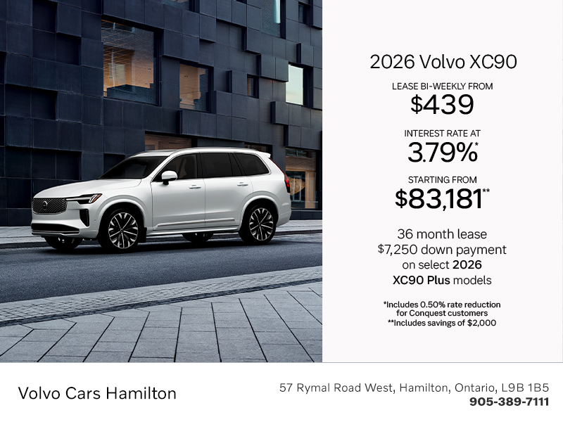 The 2026 Volvo XC90