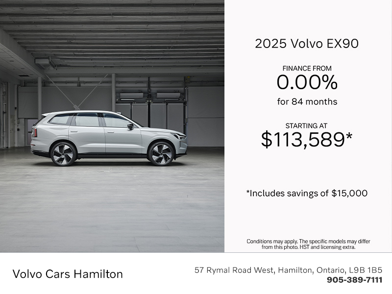 The Volvo EX90 2025