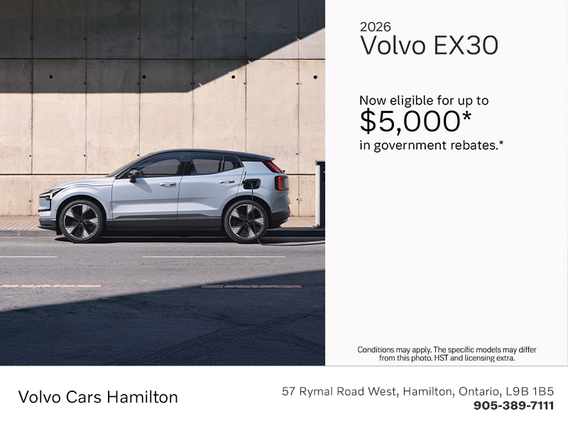 The 2026 Volvo EX30 