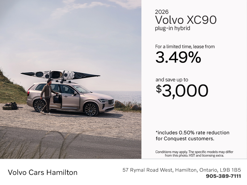 The 2026 Volvo XC90 Plug-in Hybrid