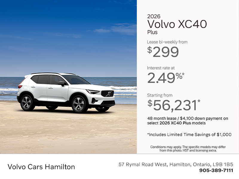 The 2026 Volvo XC40 Plus