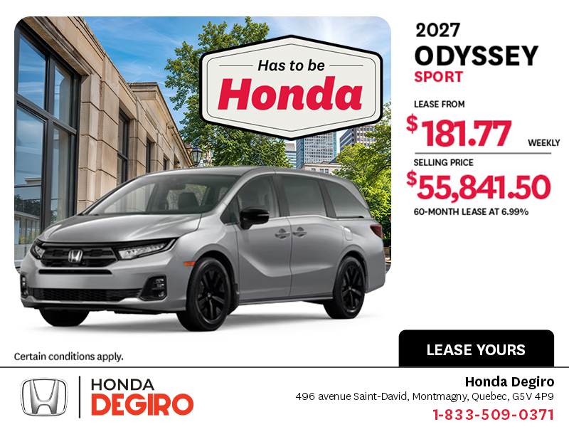 2027 Honda Odyssey