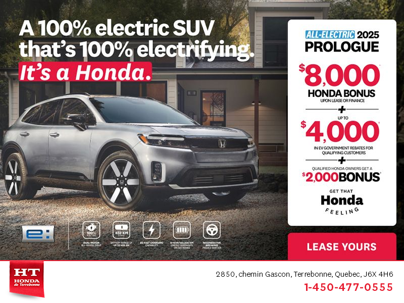 Get the 2025 Honda Prologue!