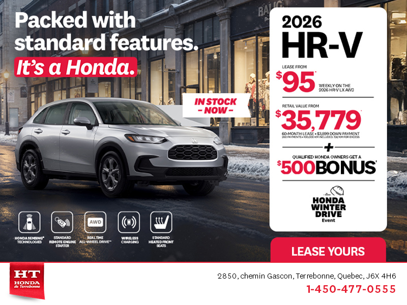 Get the 2026 Honda HR-V! 