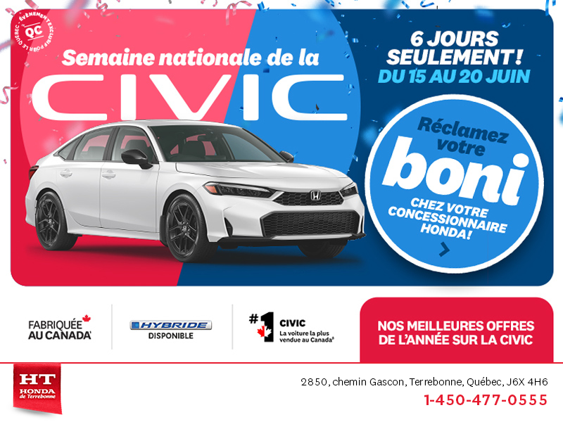 L'événement mensuel Honda !