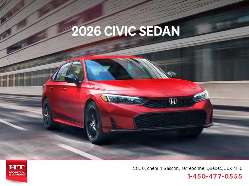 Get the 2026 Honda Civic! 