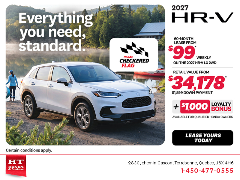 Get the 2027 Honda HR-V! 