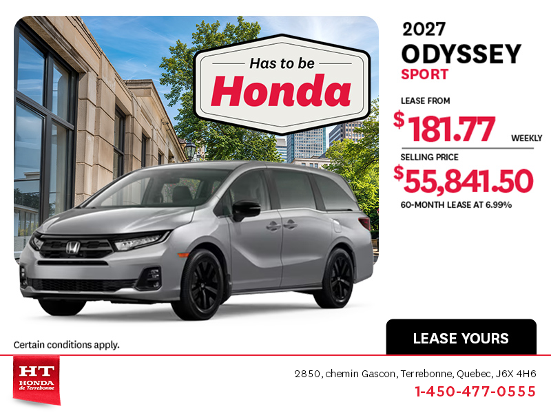 2027 Honda Odyssey