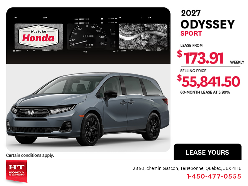 2027 Honda Odyssey