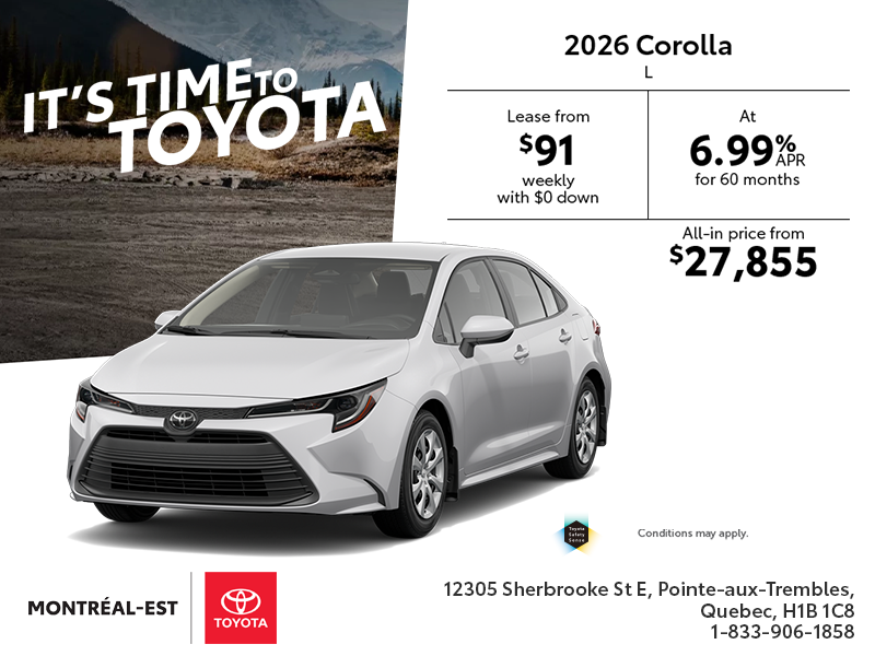 2026 Toyota Corolla