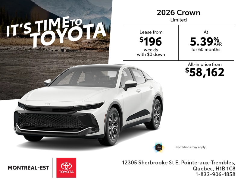 2026 Toyota Crown Limited 
