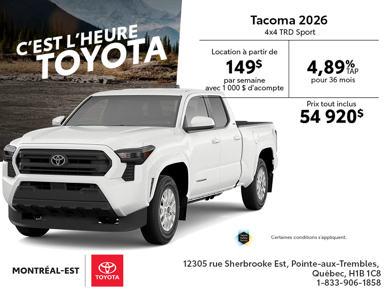 Toyota Tacoma 2026