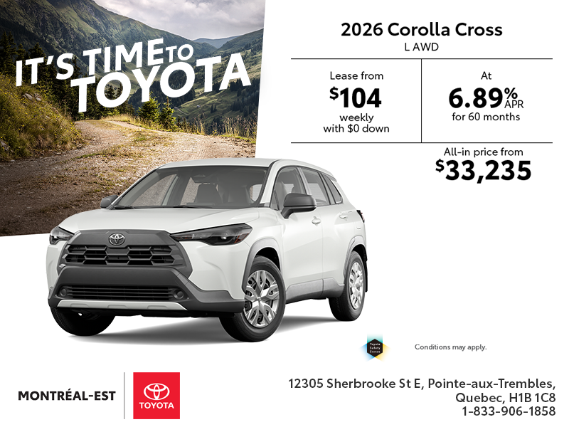2026 Toyota Corolla Cross