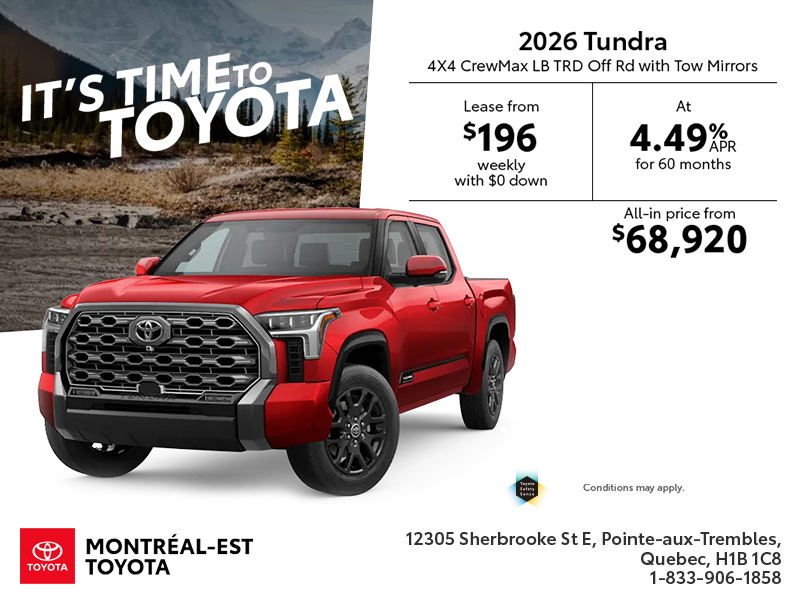 2026 Toyota Tundra