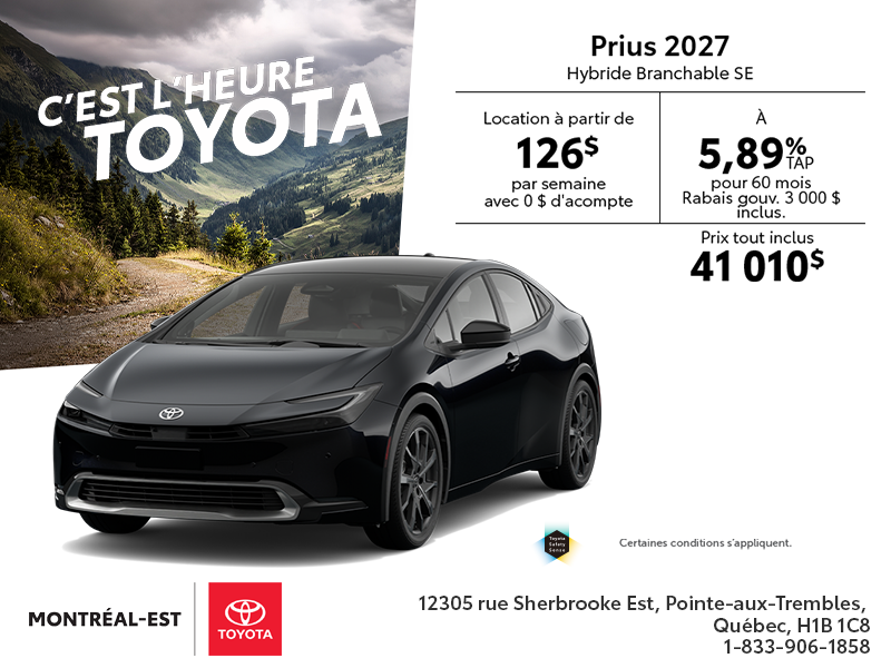 Toyota Prius Plug-In Hybrid 2027