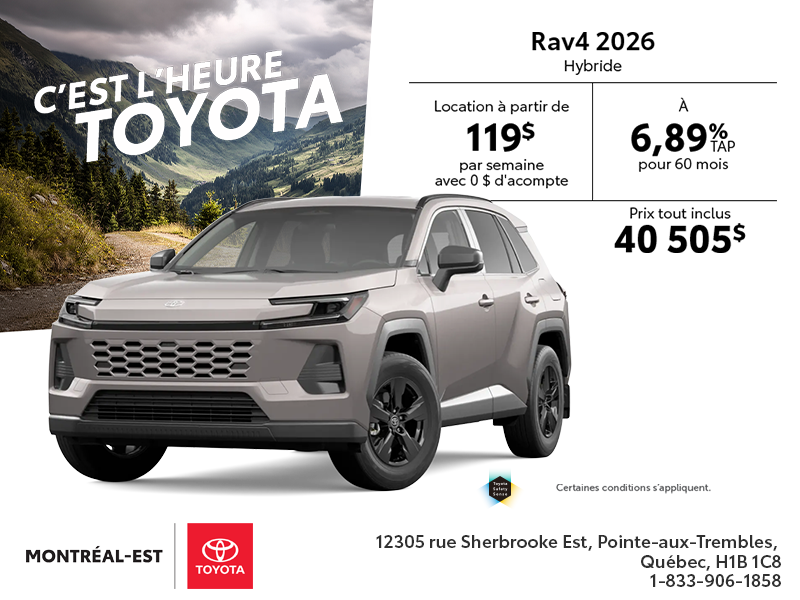 Toyota RAV4 Hybrid 2026