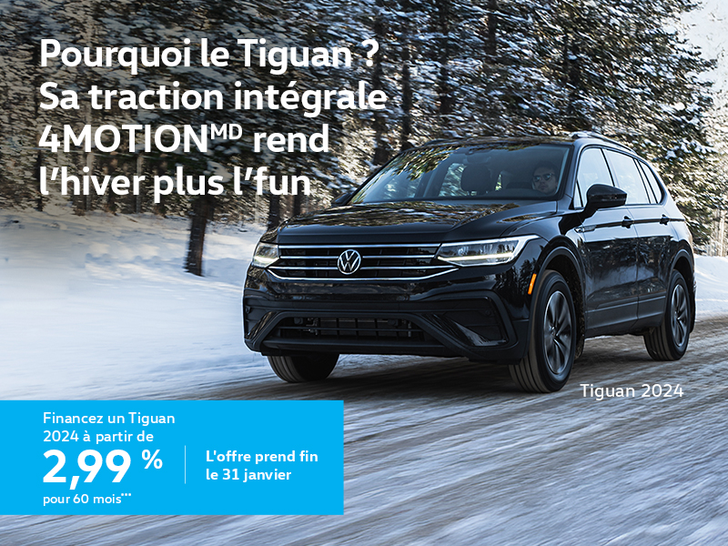 Procurez-vous le Volkswagen Tiguan 2024