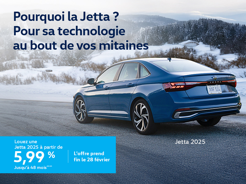 Procurez-vous la Volkswagen Jetta 2025