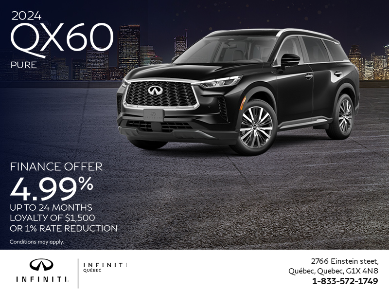 Get the 2024 INFINITI QX60!