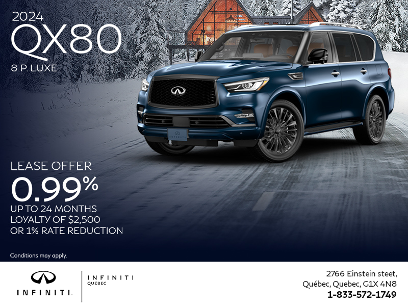 Get the 2024 INFINITI QX80!