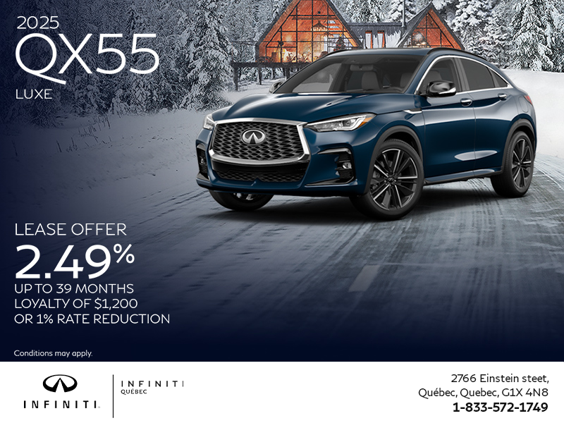 Get the 2025 INFINITI QX55!