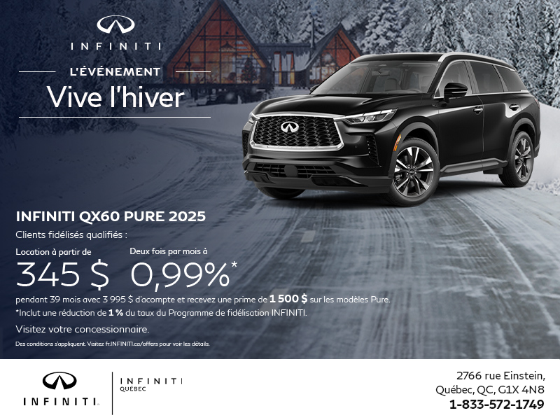 L'événement mensuel INFINITI