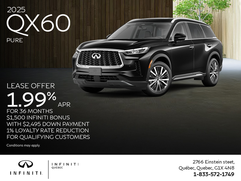 Get the 2025 INFINITI QX60!