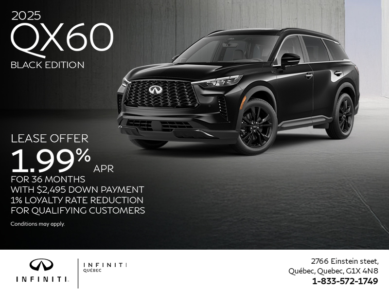 Get the 2025 INFINITI QX60!