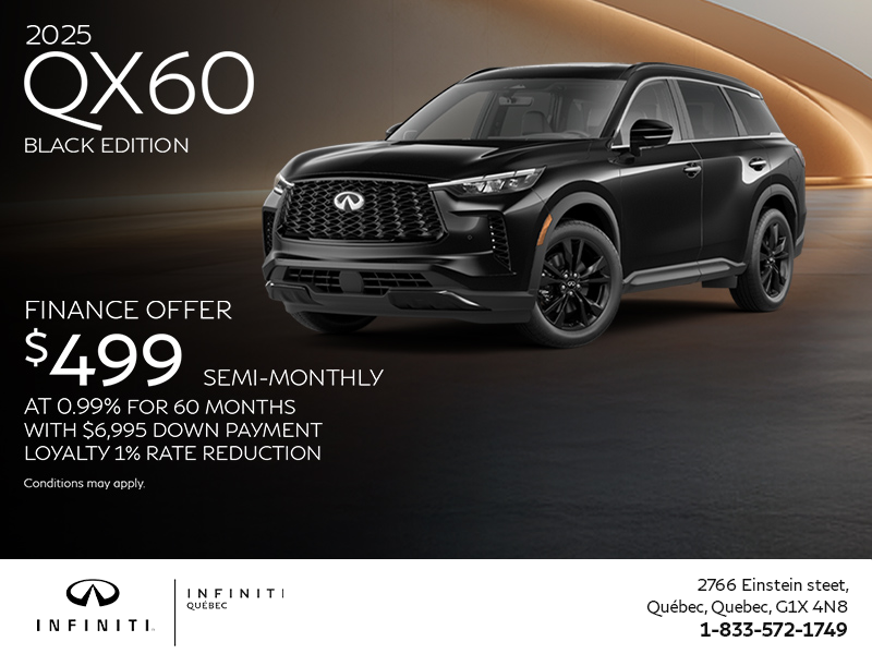 Get the 2025 INFINITI QX60!