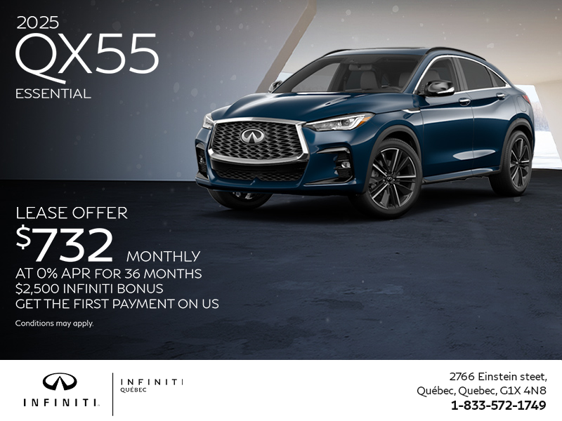 Get the 2025 INFINITI QX55!