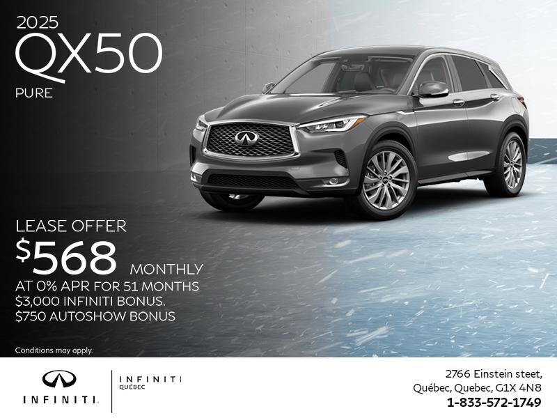 Get the 2025 INFINITI QX50!