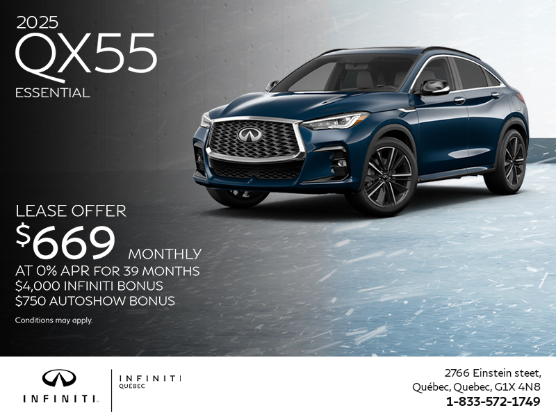 Get the 2025 INFINITI QX55!