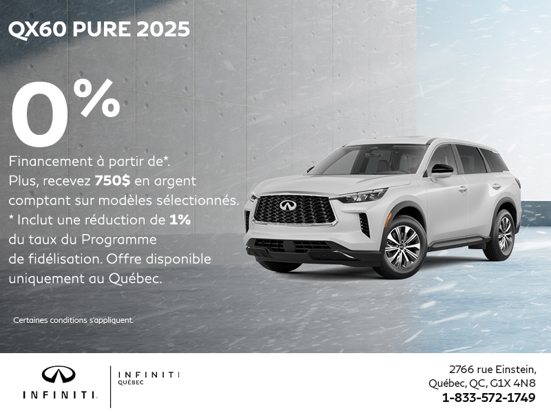 L'événement mensuel INFINITI