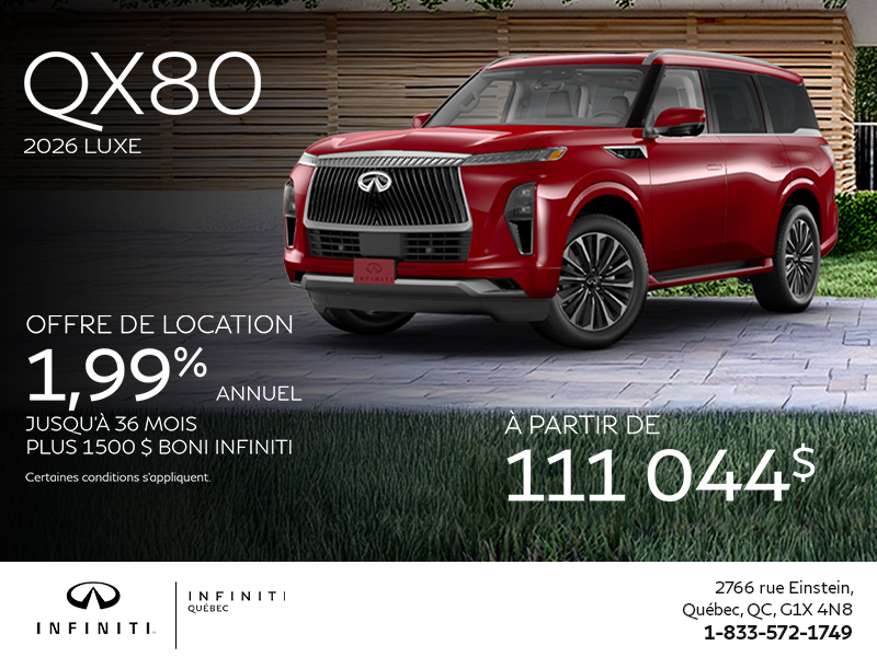 INFINITI QX80 2026