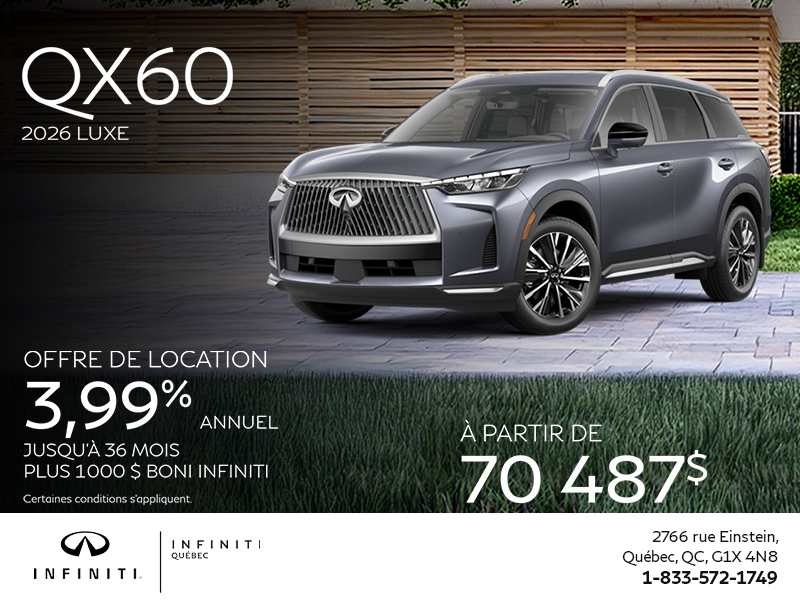 INFINITI QX60 2026
