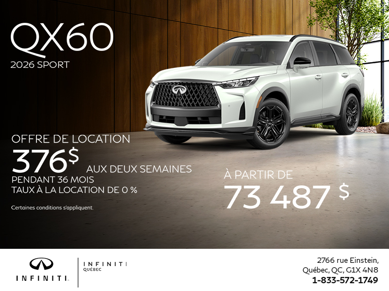 INFINITI QX60 2026