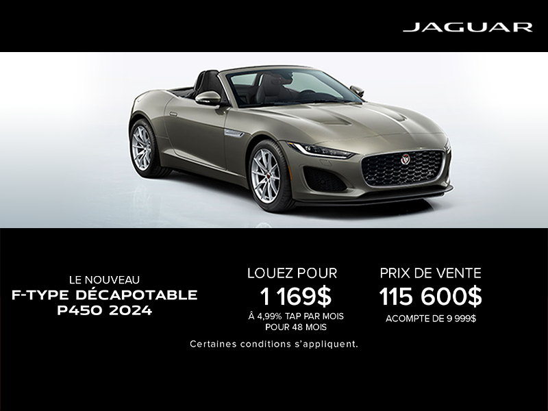 Le Jaguar F-TYPE Décapotable 2024