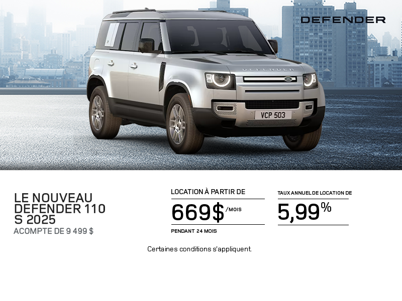 Le Land Rover Defender S 2025