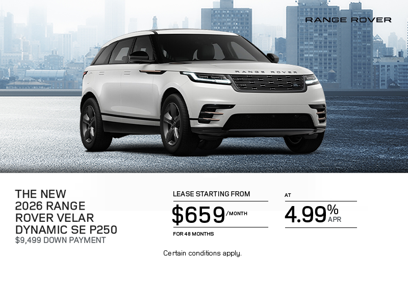 The 2026 Range Rover Velar