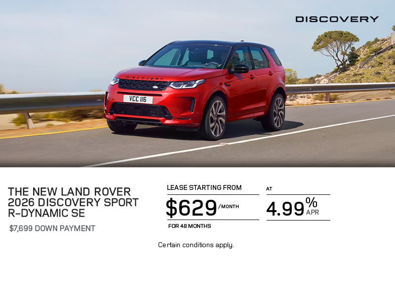 The 2026 Land Rover Discovery Sport