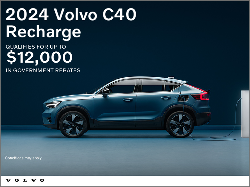 The 2024 Volvo C40 Volvo Cars SaintLéonard in Montreal